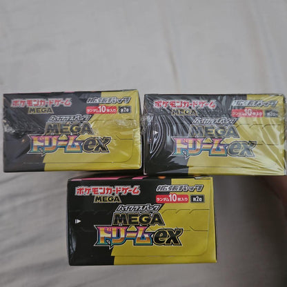 Pokemon Pokémon Card MEGA Dream ex 3BOX with or without Shrink Box — Japanese