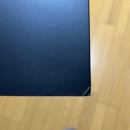 PILOT Z-GR-SBN black ballpoint pen alongside its black pen case with a damaged box