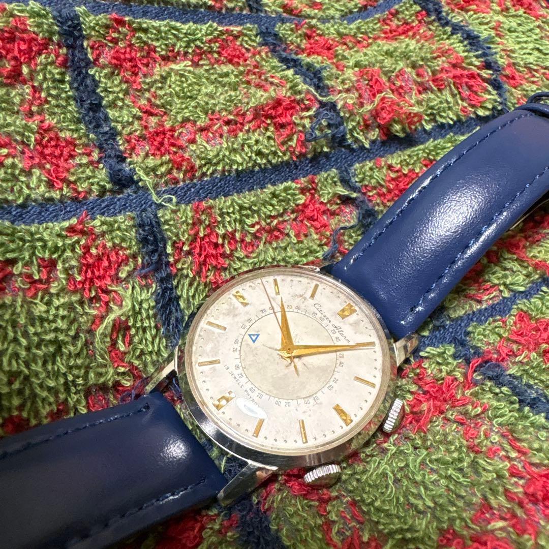 Citizen Memo Box 初期型アラーム Manual Men's Watch — Japanese