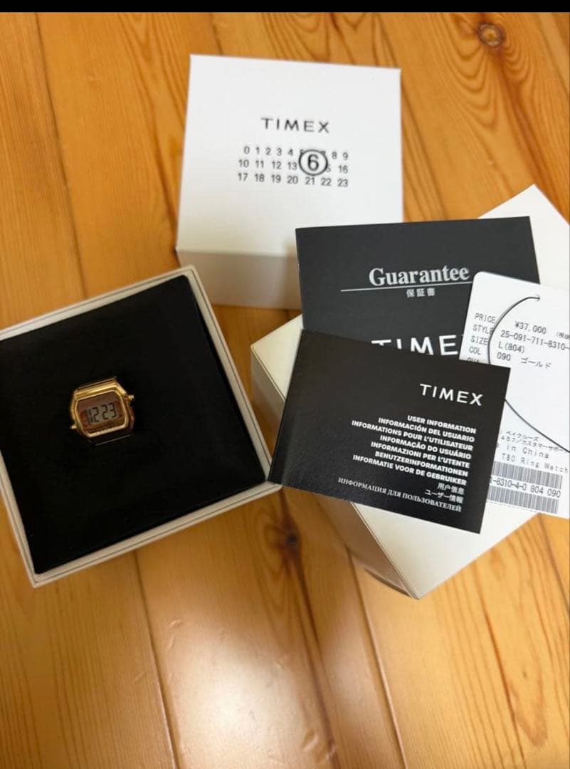 TIMEX T80 Ring Digital Men's Watch — Japanese