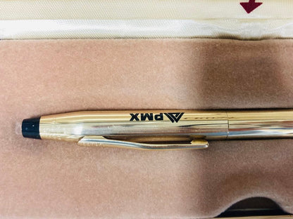 Kuro Cross 1/20 10KT Gold PMX Ballpoint Pen with two replacement ink refills