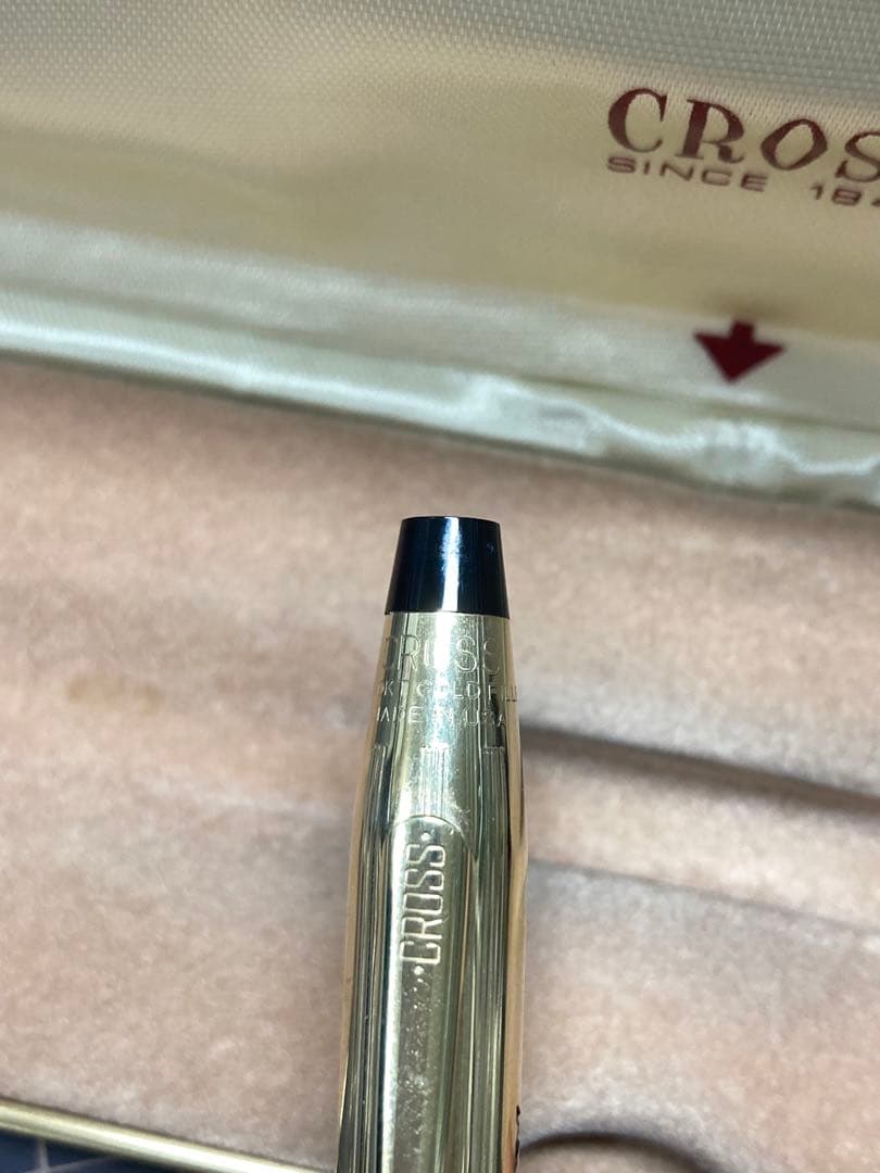 Kuro Cross 1/20 10KT Gold PMX Ballpoint Pen with two replacement ink refills