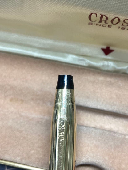 Kuro Cross 1/20 10KT Gold PMX Ballpoint Pen with two replacement ink refills