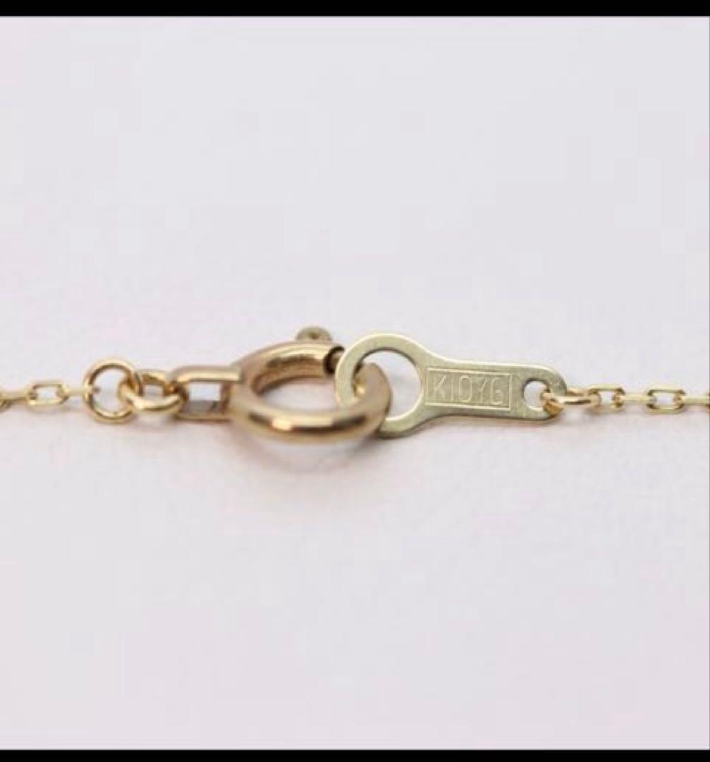 Agete Dreamy multi-color necklace made of K10 gold with 45.7 cm length featuring colorful stones