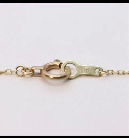 Agete Dreamy multi-color necklace made of K10 gold with 45.7 cm length featuring colorful stones