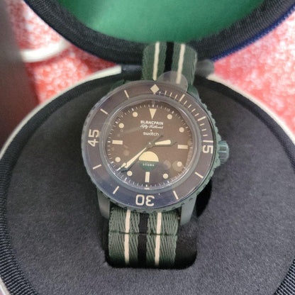 swatch Blancpain x Swatch Green Automatic Men's — Japanese