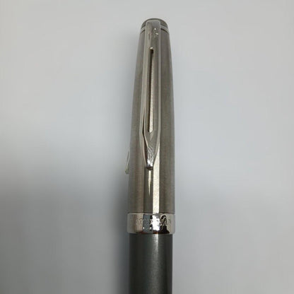 WATERMAN Emblem ES Gray CT ballpoint pen with matching gray pen sleeve set