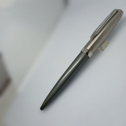 WATERMAN Emblem ES Gray CT ballpoint pen with matching gray pen sleeve set