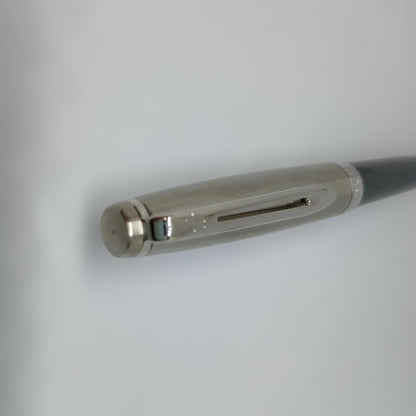 WATERMAN Emblem ES Gray CT ballpoint pen with matching gray pen sleeve set