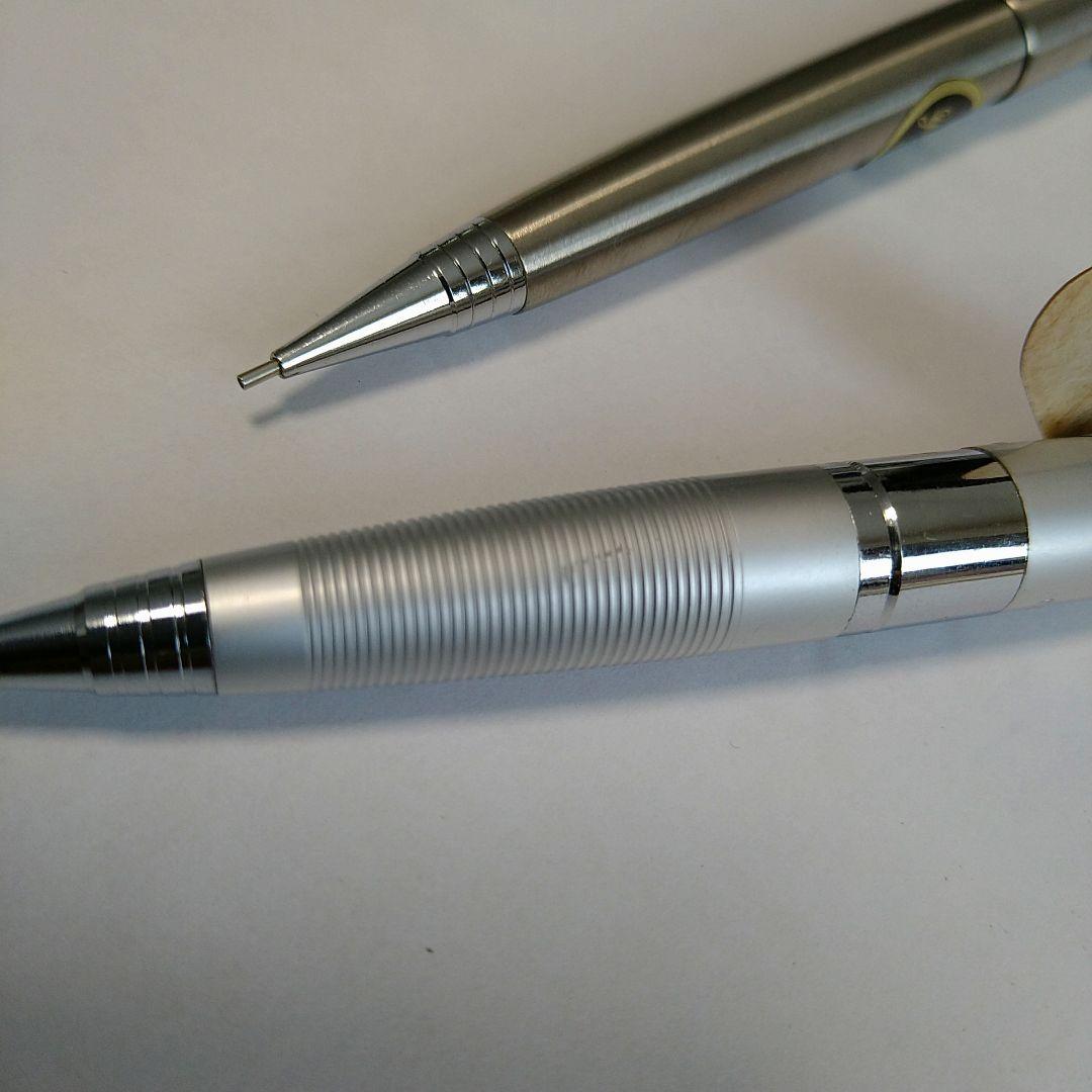 Pilot Silver Color Pencil with Normal and Platinum Angle Body Knock, 13 cm length