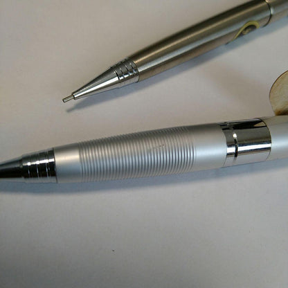 Pilot Silver Color Pencil with Normal and Platinum Angle Body Knock, 13 cm length