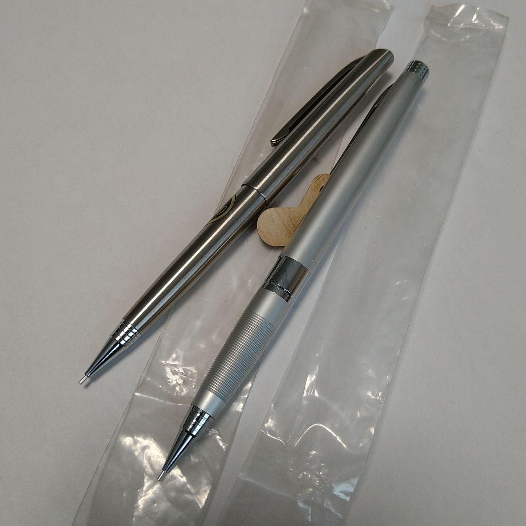Pilot Silver Color Pencil with Normal and Platinum Angle Body Knock, 13 cm length