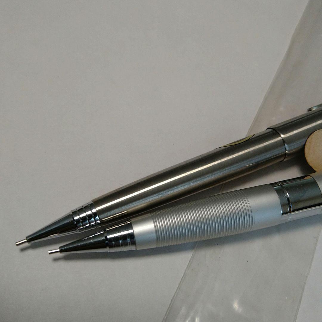 Pilot Silver Color Pencil with Normal and Platinum Angle Body Knock, 13 cm length