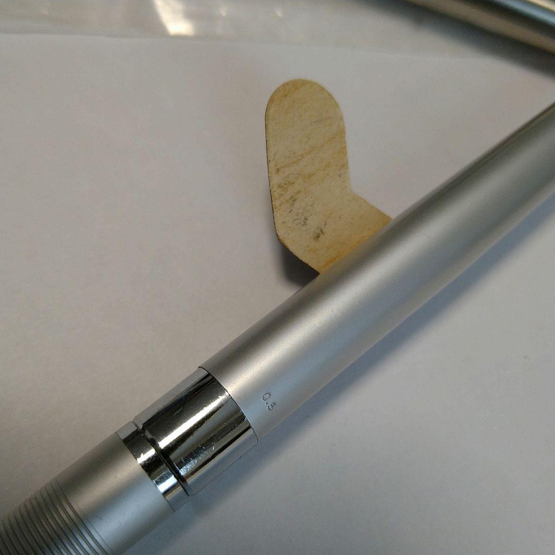 Pilot Silver Color Pencil with Normal and Platinum Angle Body Knock, 13 cm length