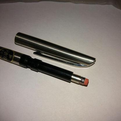Pilot Silver Color Pencil with Normal and Platinum Angle Body Knock, 13 cm length
