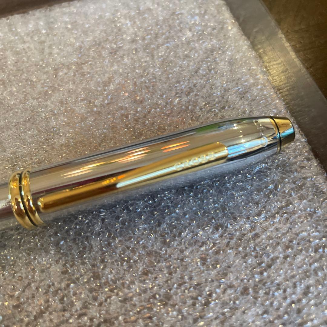 Cross No. 68 ballpoint pen from Townsend series with oil-based ink in one color, unused sample with minor scratches