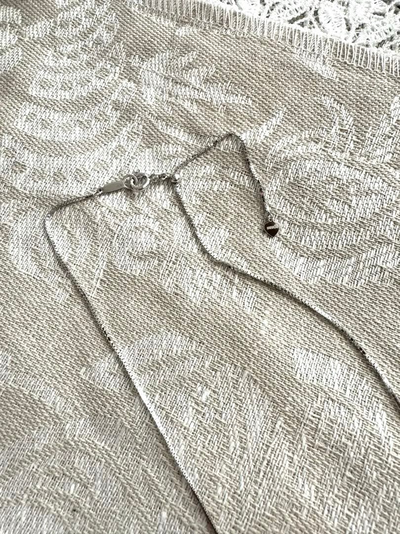 Akoya pearl silver necklace 50cm length with 6mm pearls, adjustable chain in simple elegant design