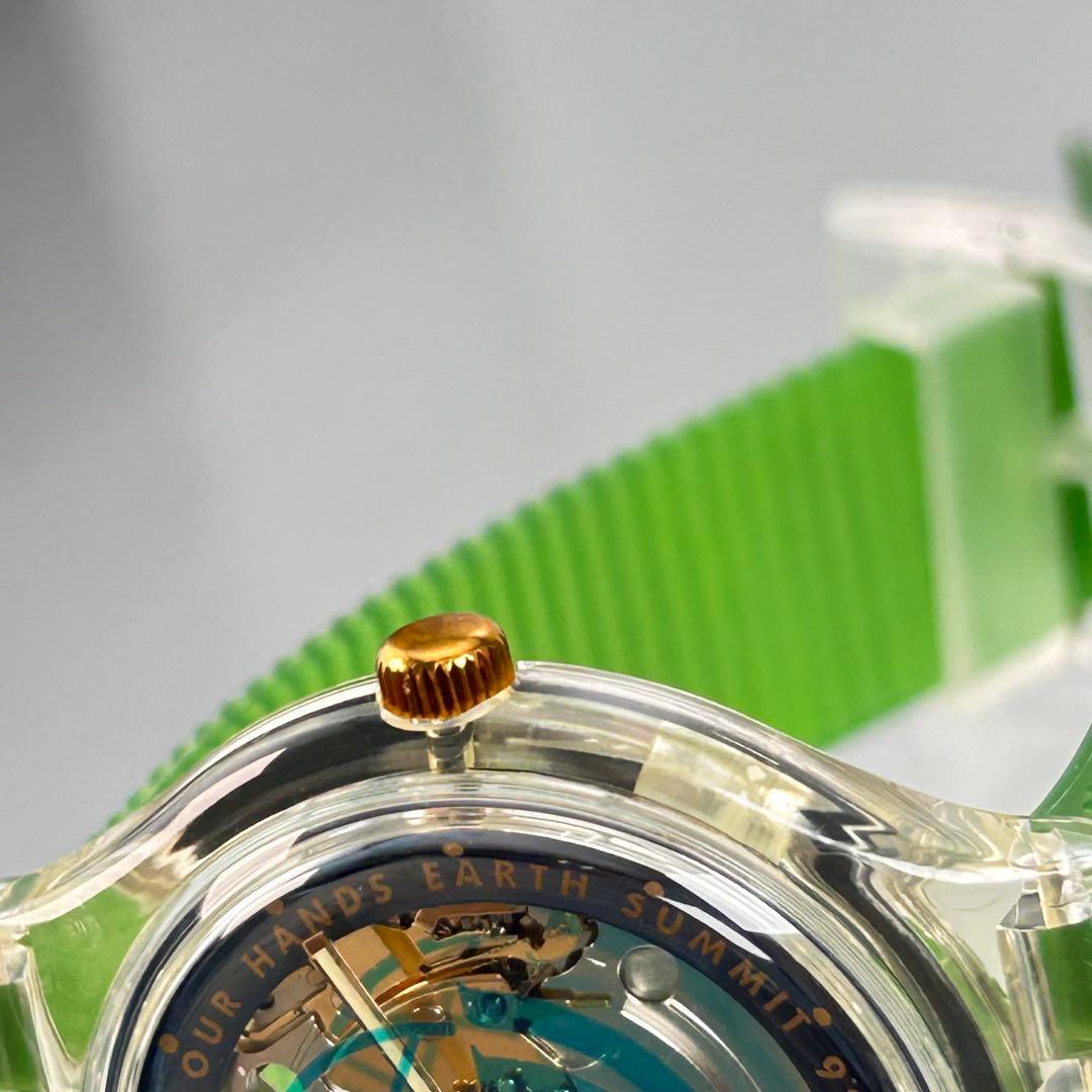 swatch S104 Earth Summit 92 Automatic Men's — Japanese