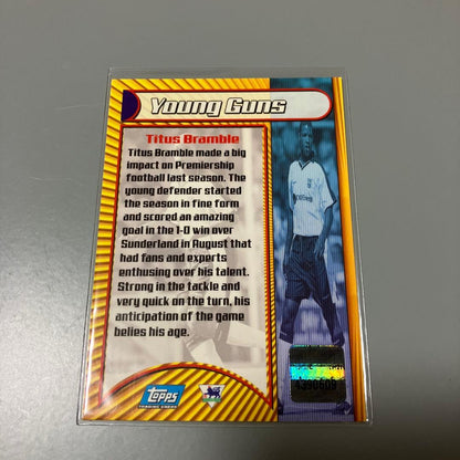 Topps Titus Bramble Autographed Card — Japanese