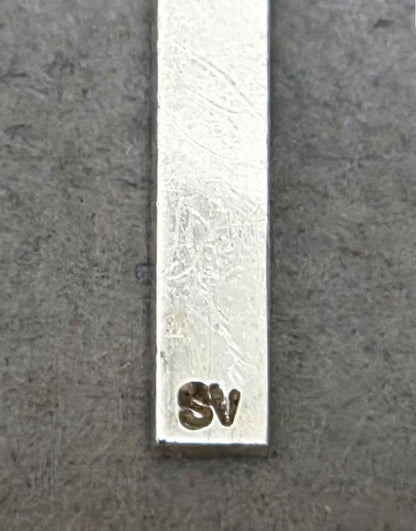 Agete Cross Necklace made of Silver925 with 51 cm length and detailed cross pendant