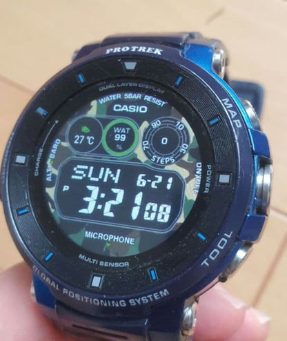 CASIO WSD-F30 Digital Men's Watch — Japanese