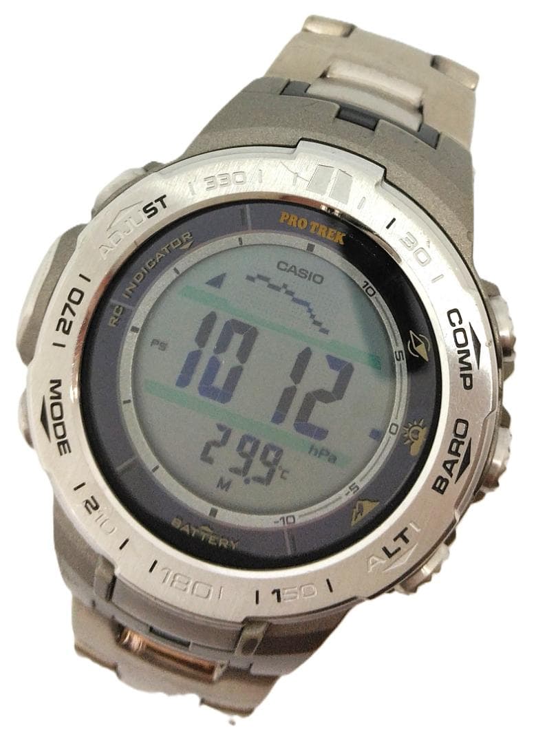 CASIO Pro Trek 36065 Solar Men's Watch — Japanese