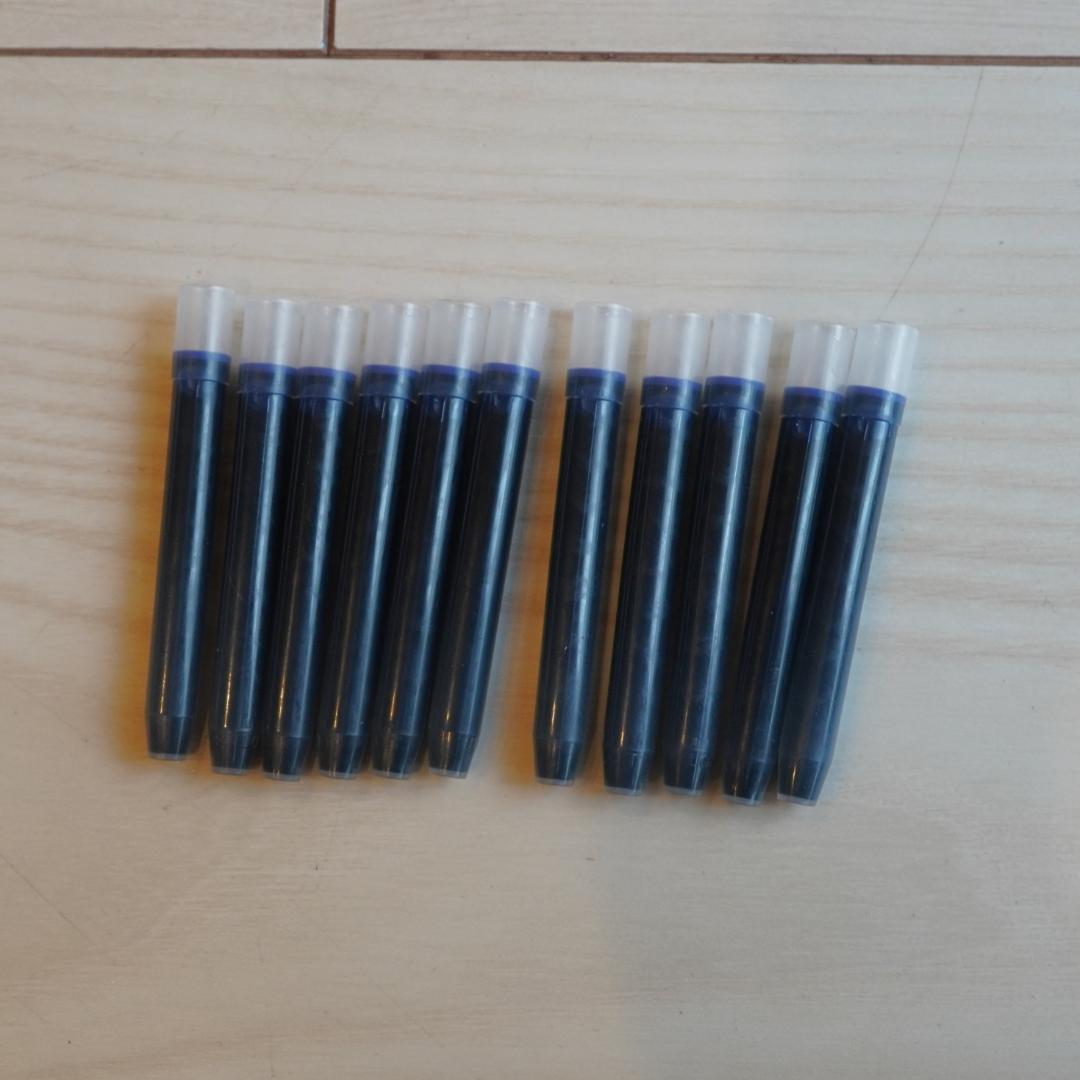 Pilot Pen Elite 95S with 14K medium nib, blue black ink, black resin shaft, and aluminum double anodized cap