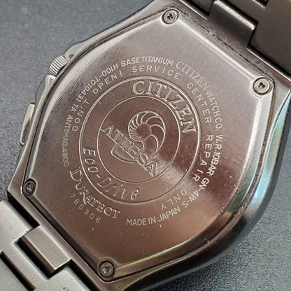 Citizen ATTESA H100 Solar Men's Watch — Japanese