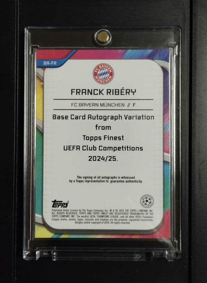 World Limited to 25 Topps Frank Ribéry Autographed Parallel — Japanese