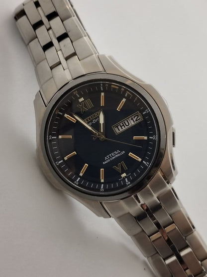 Citizen ATTESA CB5850-88L Solar Men's Watch — Japanese