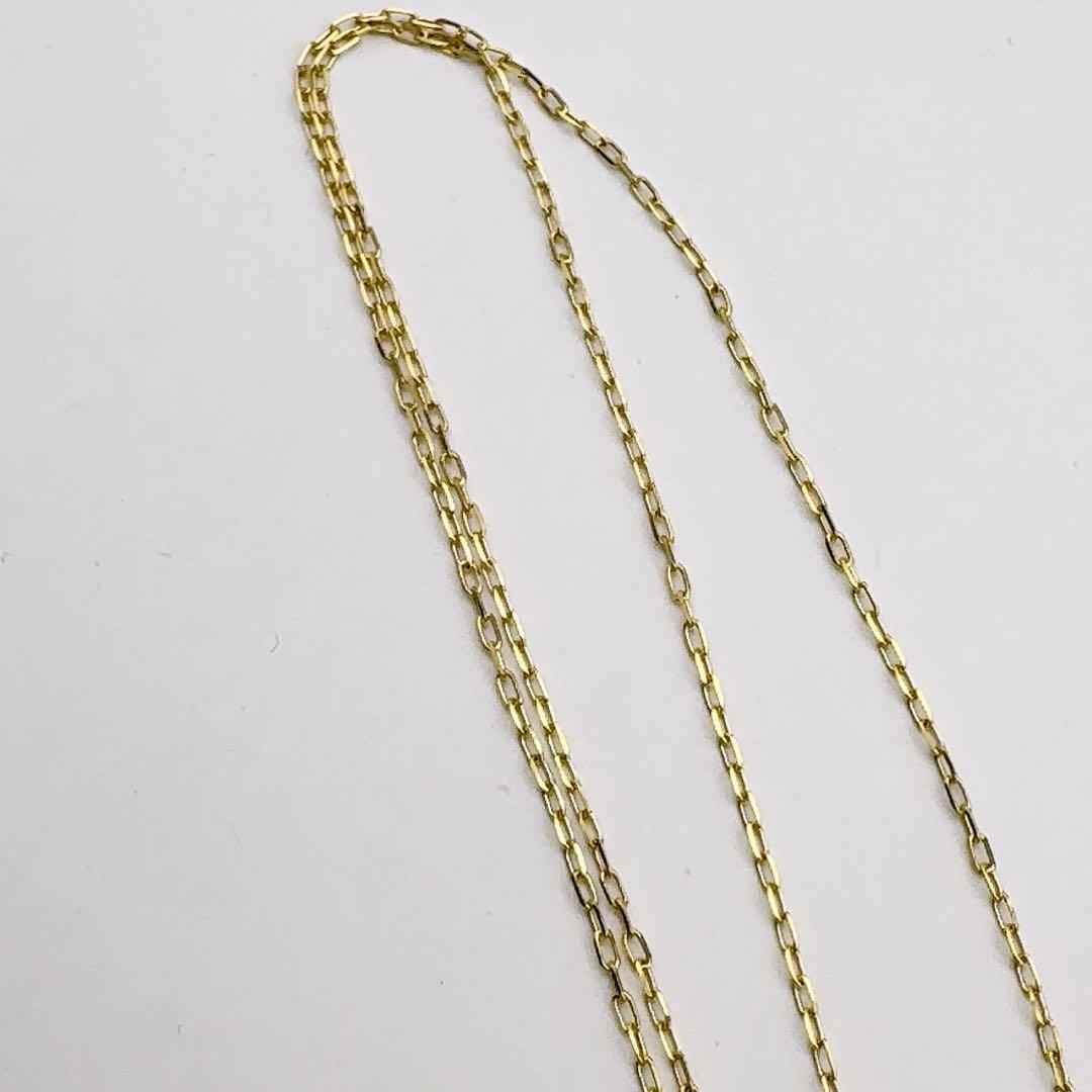 MIKIMOTO K18 necklace featuring 5.0-6.1mm pearls on a 40cm chain with a 2.7cm top pendant