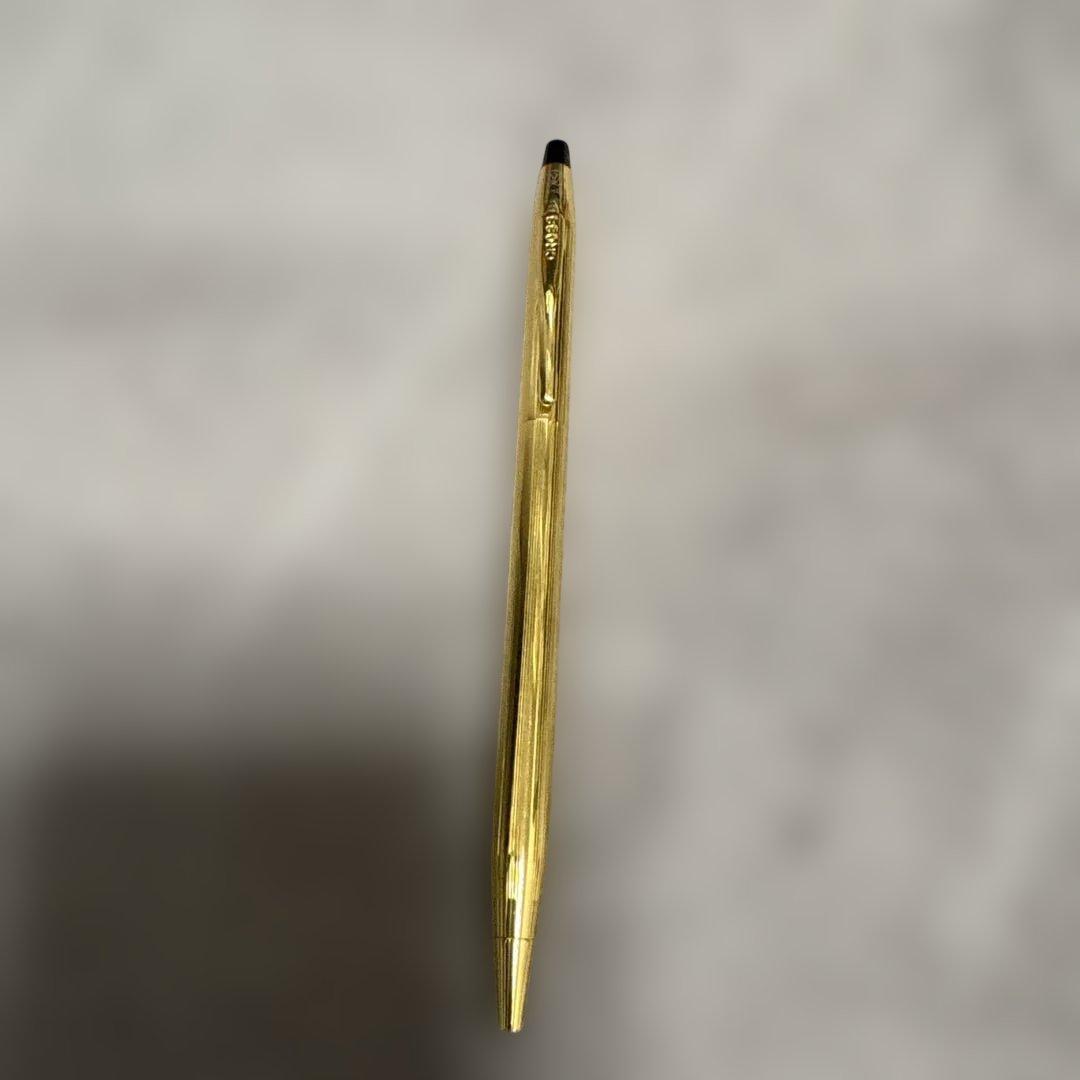24k Gold PVD Cross Classic Century twist-style ballpoint pen with sleek gold finish