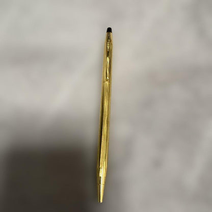 24k Gold PVD Cross Classic Century twist-style ballpoint pen with sleek gold finish