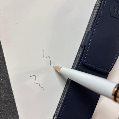 WATERMAN Expert Precious White ballpoint pen displayed with its elegant box