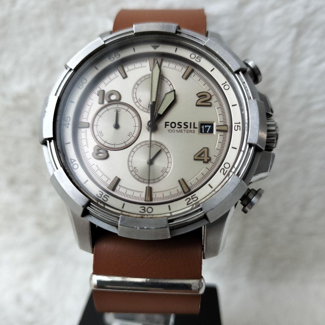 FOSSIL ALARM FS4777 Quartz Men's Watch — Japanese