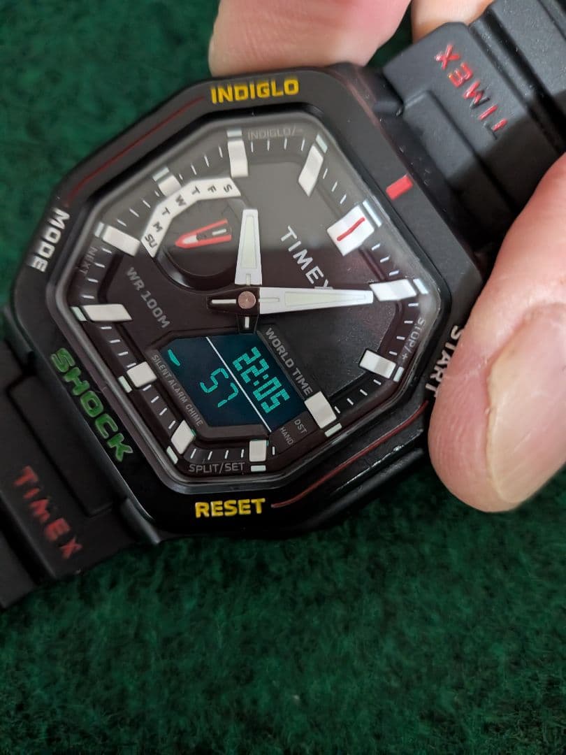 TIMEX TW2V35600 Digital Men's Watch — Japanese