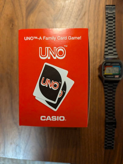 CASIO UNOコラボモデル Digital Men's Watch — Japanese