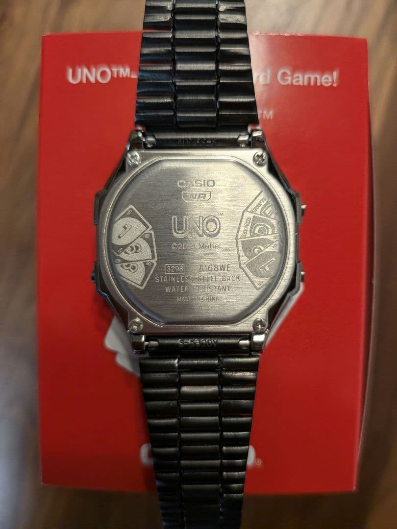 CASIO UNOコラボモデル Digital Men's Watch — Japanese
