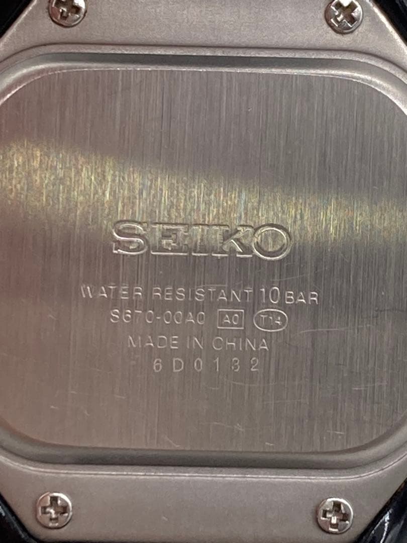 SEIKO デジタル ランニングウォッチ クォーツ O-136 Quartz Men's Watch — Japanese
