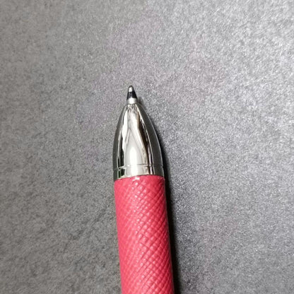 PILOT multi-function pen set with leather style and wooden barrel pens displayed on white background