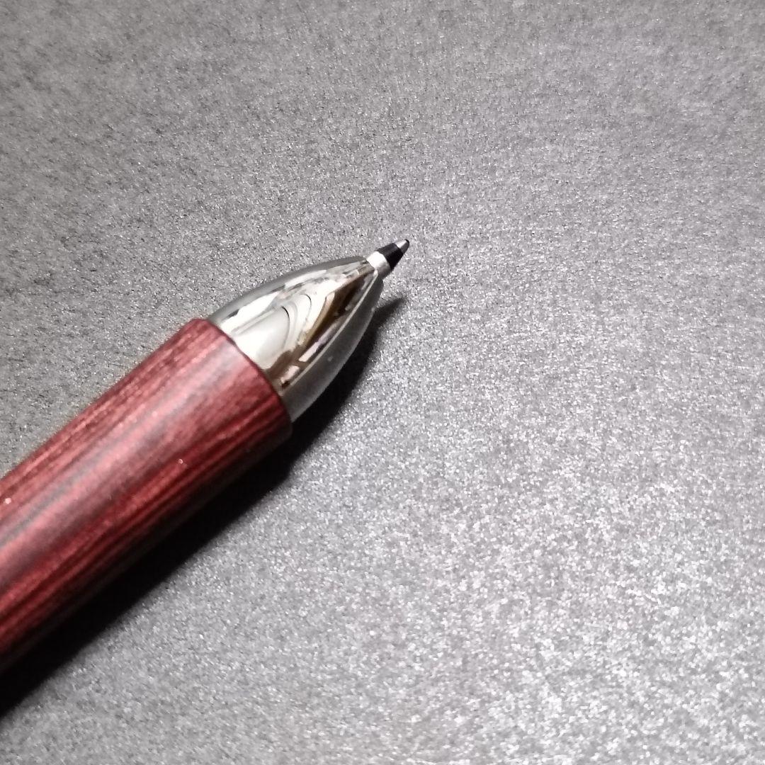 PILOT multi-function pen set with leather style and wooden barrel pens displayed on white background