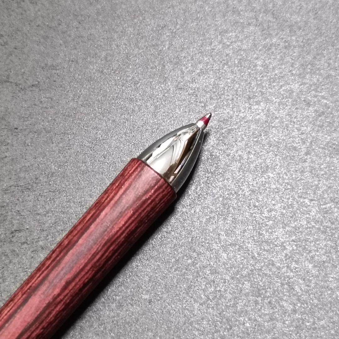 PILOT multi-function pen set with leather style and wooden barrel pens displayed on white background