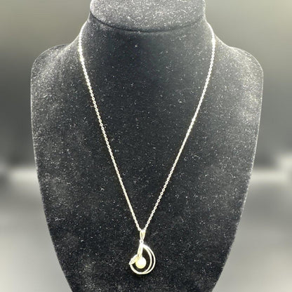 Mikimoto Island genuine pearl necklace with 925 silver chain model 045