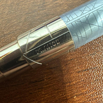 Waterman Metropolitan Ballpoint Pen French in sleek design with silver clip and black barrel