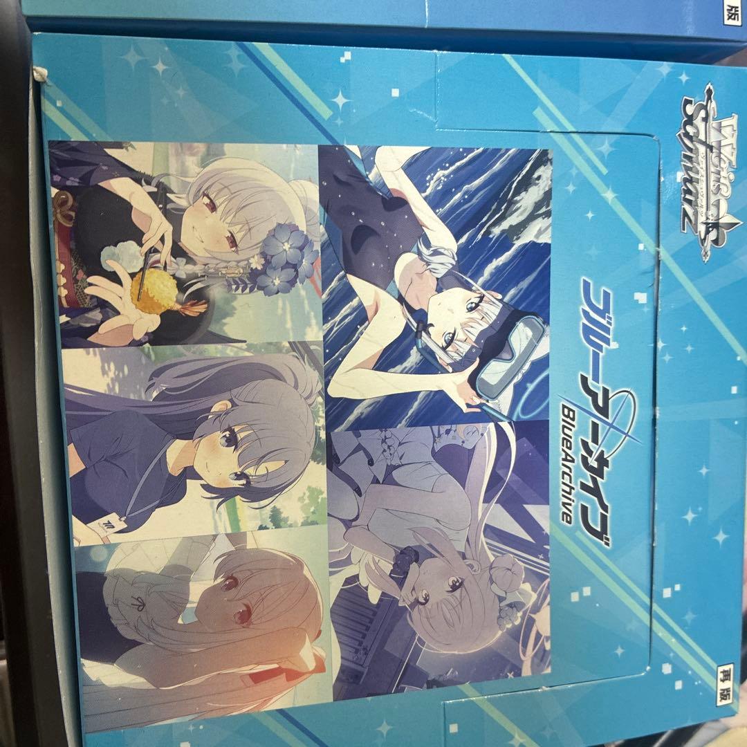 Weiss Schwarz Blue Archive Card Game 5 Box Weiss Schwarz Rebirth Box — Japanese