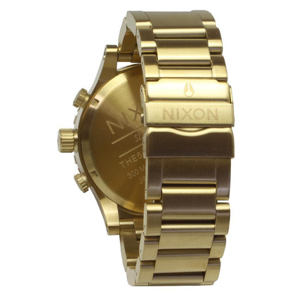 NIXON 51-30 CHRONO Gold/GR Quartz Men's Watch — Japanese