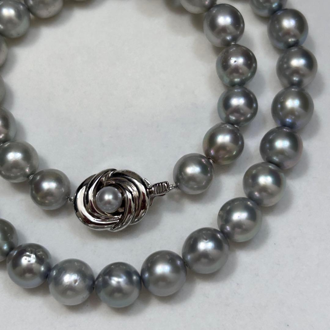 Tasaki Akoya Pearl Necklace for women with 8.5-9.0 mm pearls and 42 cm length