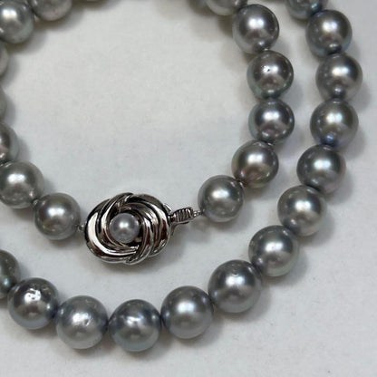 Tasaki Akoya Pearl Necklace for women with 8.5-9.0 mm pearls and 42 cm length