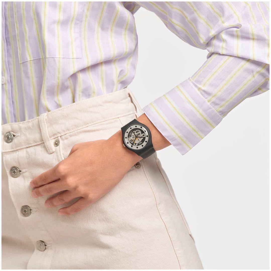 swatch SILVER GLAM Quartz Men's — Japanese