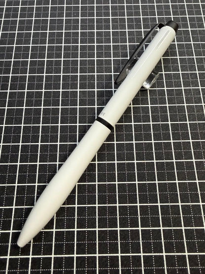 Pilot Acrodrive 100th Anniversary White ballpoint pen limited edition, sleek white body